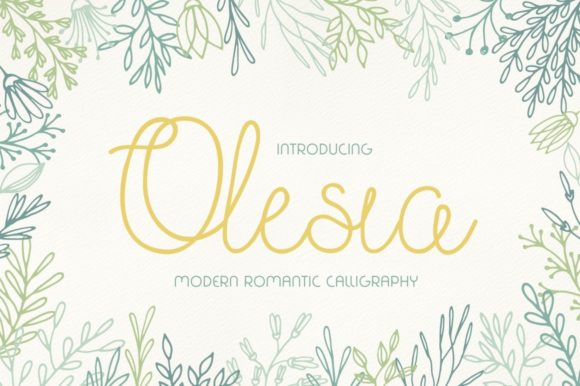 Download Olesia Handwritten Font - Handwritten Collection
